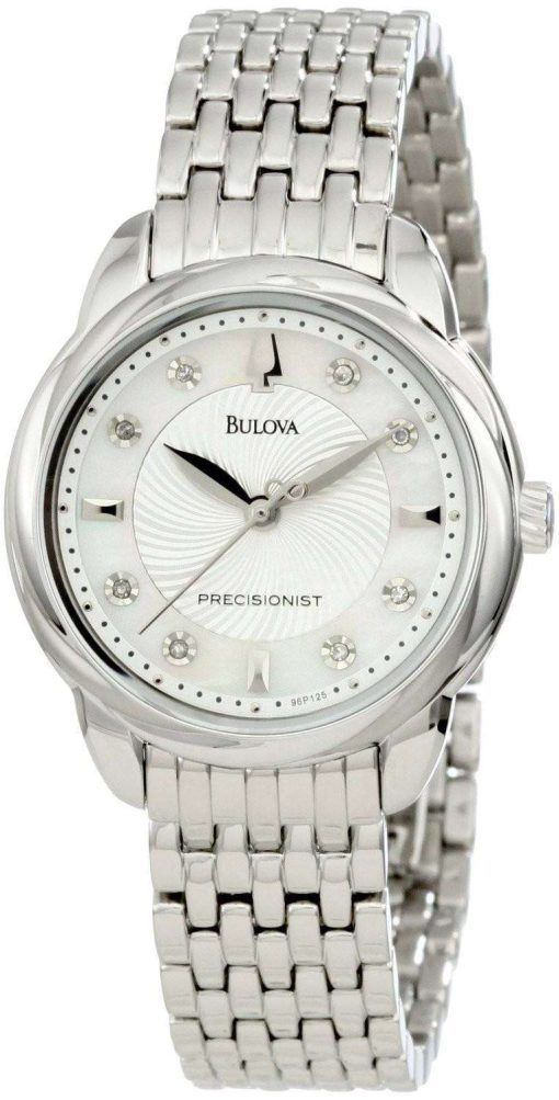 Bulova Precisionist Brightwater Crystal 96P125 Womens Watch