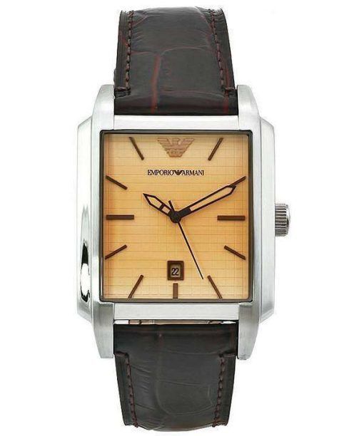 Emporio Armani Classic Beige Dial AR0477 Mens Watch