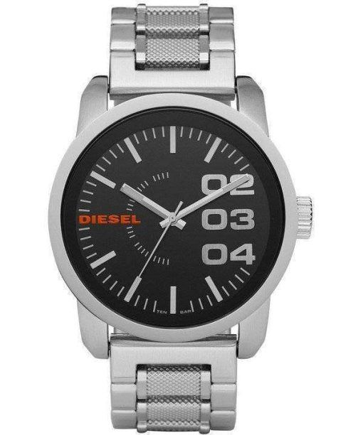 Diesel Black Dial Stainless Steel WR100M DZ1370 Mens Watch