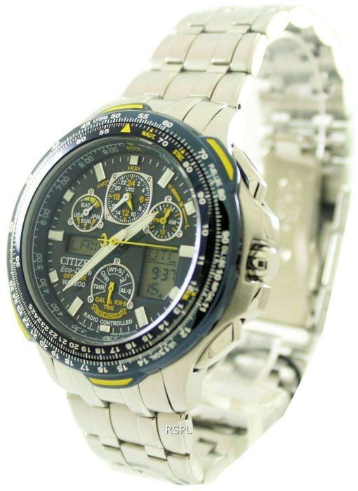 Citizen Radio-Controlled Blue Angels Skyhawk JY0040-59L JY0040 Mens Watch