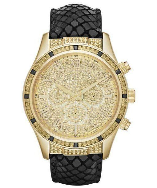 Michael Kors Layton Chronograph Crystal Pave Dial MK2310 Womens Watch