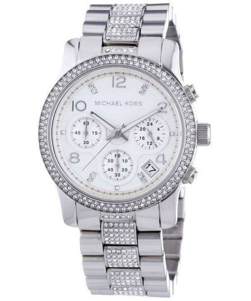 Michael Kors Runway Chronograph Crystals MK5825 Womens Watch