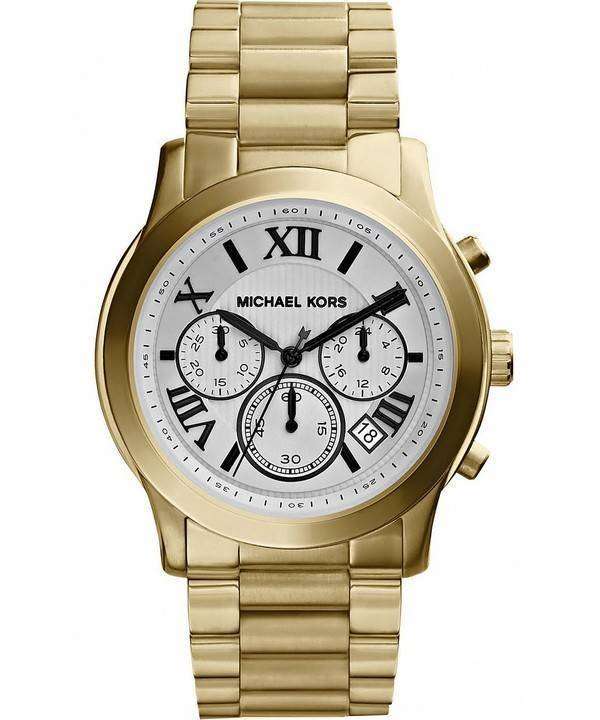 MICHAEL KORS MICHAEL KORS[マイケルコース] mk5916 Cooper Gold クロノグラフ クーパー ホワイト×ゴールド レディース 腕時計