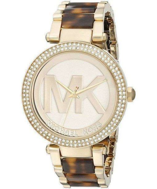 Michael Kors Parker Champagne Dial MK6109 Womens Watch