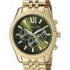 Michael Kors Lexington Chronograph Green Dial MK8446 Mens Watch