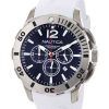 Nautica Chronograph White Resin and Blue Dial N16568G Mens Watch