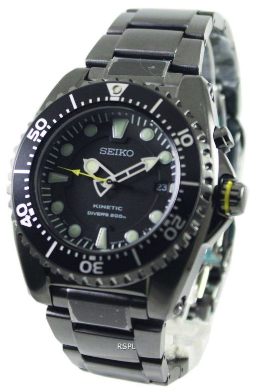 Seiko Kinetic Divers Ion Plated Watch 200m SKA427P1 SKA427P Mens watch