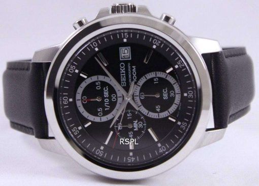 Seiko Chronograph 100M Black Dial SKS445P2 Mens Watch