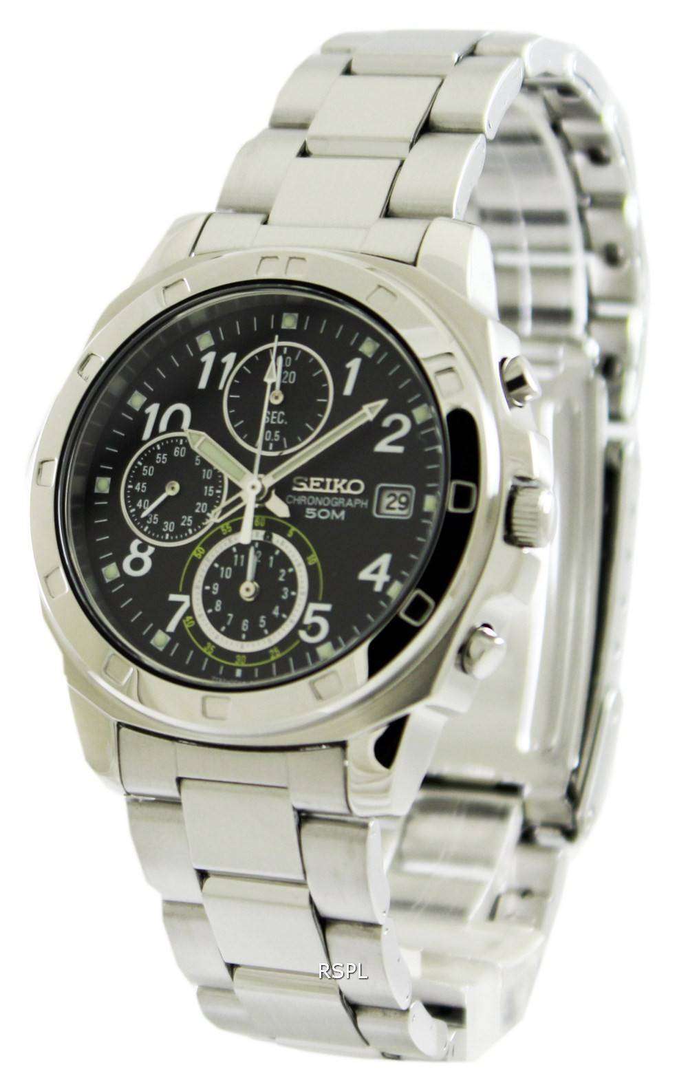 最安値特価セイコー SEIKO クロノグラフ 腕時計 SND195P1 海外モデル