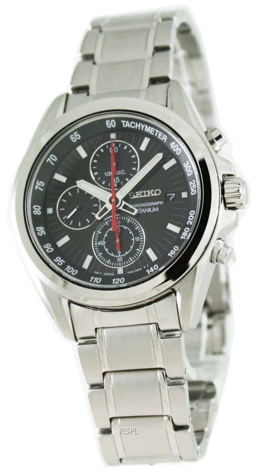 Seiko Titanium Chronograph Quartz SNDC93P1 Mens Watch