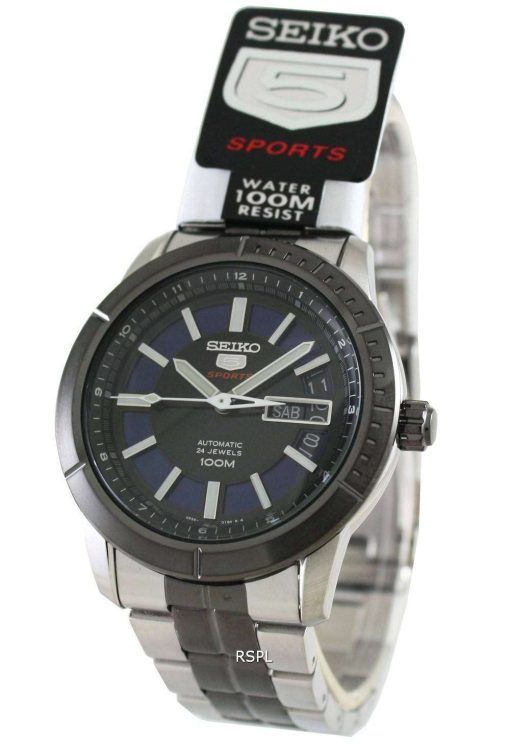 Seiko 5 Sports 24 Jewels Automatic 100M SRP343K1 SRP343K SRP343 Mens Watch