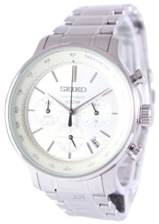 Seiko Chronograph Quartz Tachymeter SSB161P1 SSB161P Men's Watch