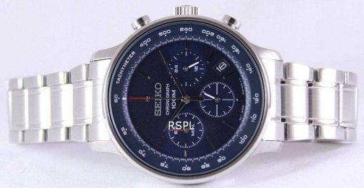 Seiko Chronograph Quartz Tachymeter SSB163P1 SSB163P Men's Watch