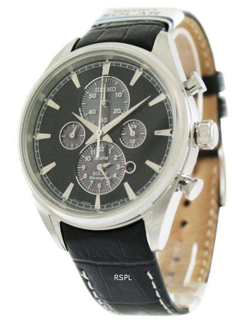 Seiko Solar Alarm Chronograph SSC211P2 Mens Watch