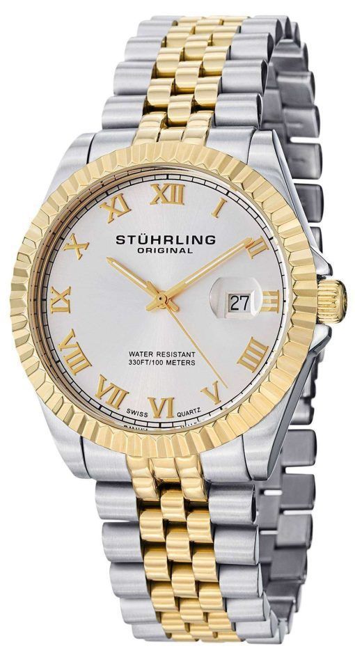 Stuhrling Original Symphony Regent Coronet Swiss Quartz 599G.04 Mens Watch