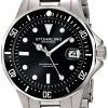 Stuhrling Original Aquadiver 200M Quartz Date 664.01 Mens Watch