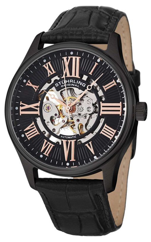 Stuhrling Original Atrium Automatic Skeleton 747.03 Mens Watch