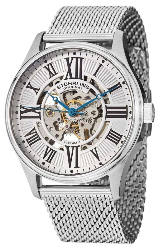 Stuhrling Original Atrium Elite Automatic Skeleton 747M.01 Mens Watch