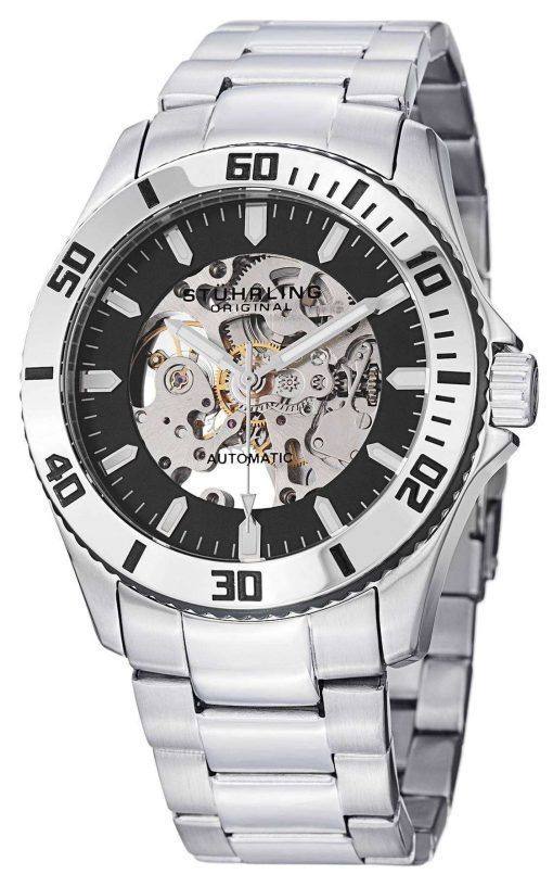 Stuhrling Original Antilles Automatic Skeleton 773.01 Mens Watch