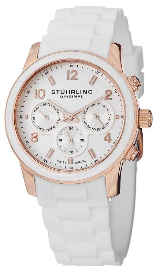 Stuhrling Original Audrey Eden Rose Gold Chronograph 796.01 Womens Watch