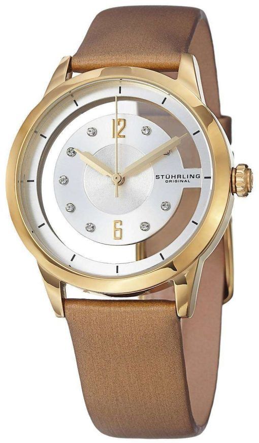 Stuhrling Original Winchester Rose Gold Swarovski Crystal 946L.03 Womens Watch