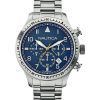 Nautica Chronograph Blue Dial Stainless Steel A18713G Men's Watch