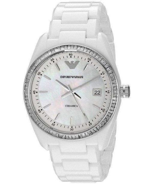 Emporio Armani Ceramica Crystals AR1497 Womens Watch