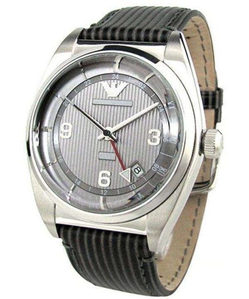 Emporio Armani Classic Textured Grey Dial AR1628 Mens Watch