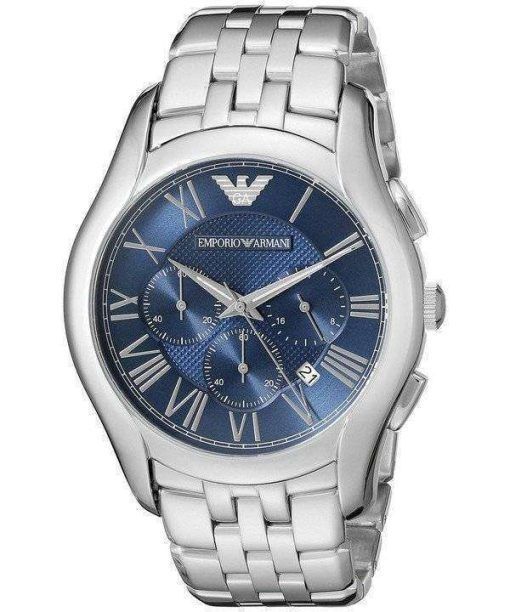 Emporio Armani Classic Chronograph Navy Blue Dial AR1787 Mens Watch