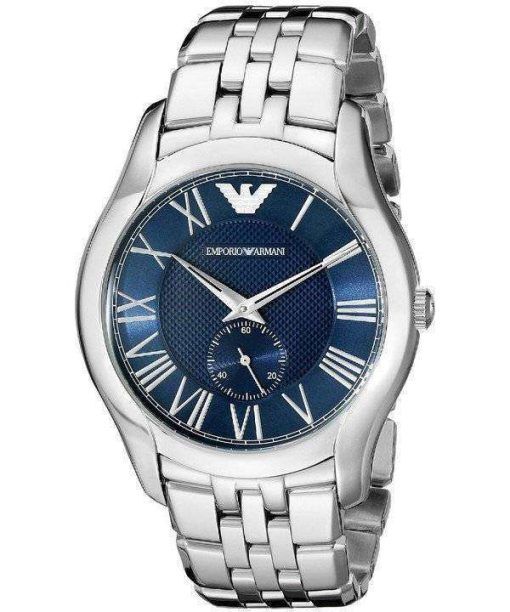 Emporio Armani Classic Textured Blue Dial AR1789 Mens Watch