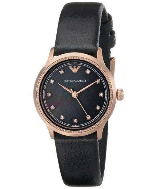 Emporio Armani Classic Rose Gold Crystals AR1802 Womens Watch