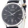 Seiko Quartz Sapphire Glass Black Dial SGEH53P2 Mens Watch