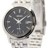 Seiko Quartz Stainless Steel Black Dial SUR827P1 SUR827P Womens Watch