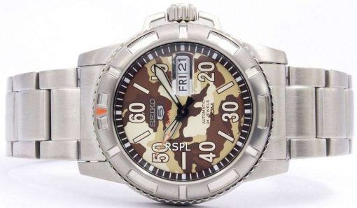 Seiko 5 Sports Automatic 24 Jewels Camouflage Japan Made SRP221J1 SRP221J Men's Watch