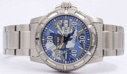 Seiko 5 Sports Automatic 24 Jewels Camouflage Japan Made SRP223J1 SRP223J Men's Watch