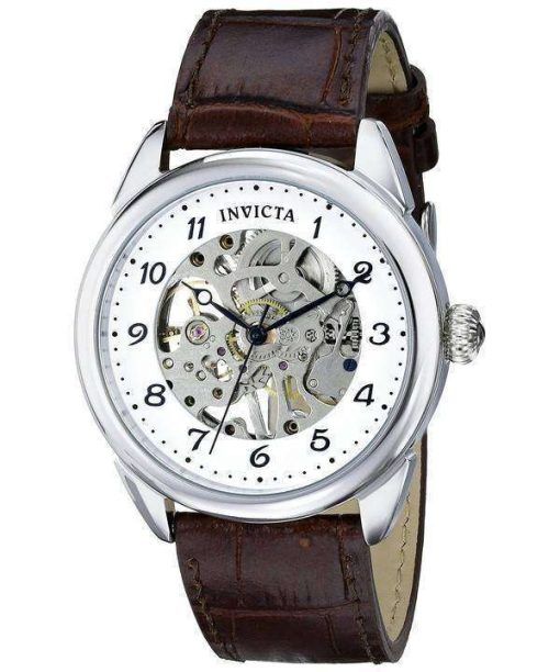 Invicta Specialty Silver Skeleton Dial 17187 Mens Watch