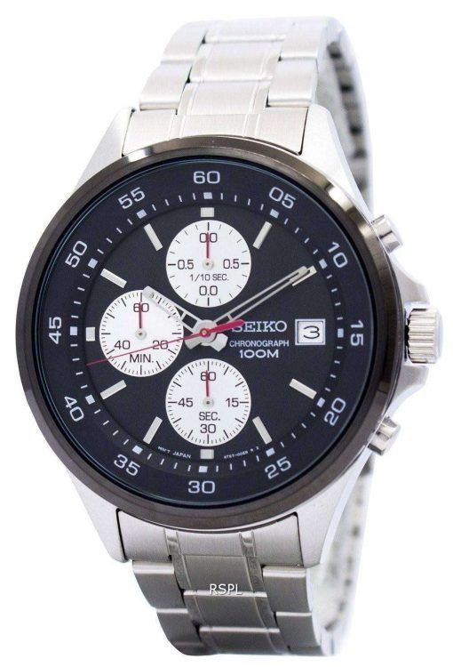 Seiko Chronograph Quartz 100M SKS483 SKS483P1 SKS483P Men's Watch