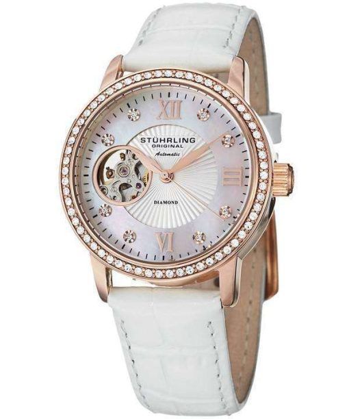 Stuhrling Original Vogue Memoire Automatic Swarovski Crystals 710.03 Womens Watch