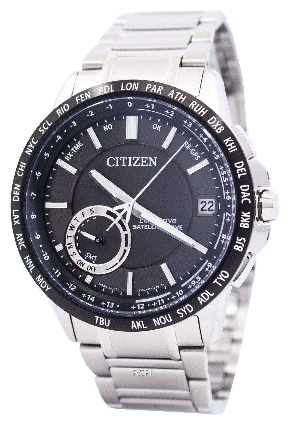 エコドライブ【美品】CITIZEN Eco Drive Satellite Wave - 腕時計