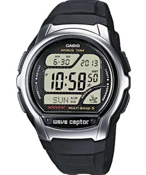 Casio Wave Ceptor Atomic Multiband 5 Digital WV-58E-1AV Mens Watch