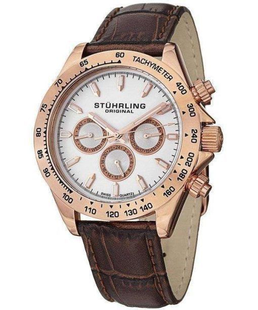 Stuhrling 勝利古典的なスイス製クオーツ 564L.03 メンズ腕時計