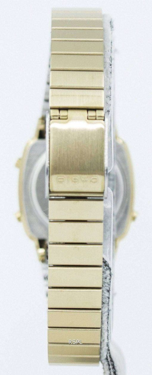 カシオ デジタル ステンレス アラーム タイマー LA670WGA 9DF LA670WGA 9 レディース腕時計