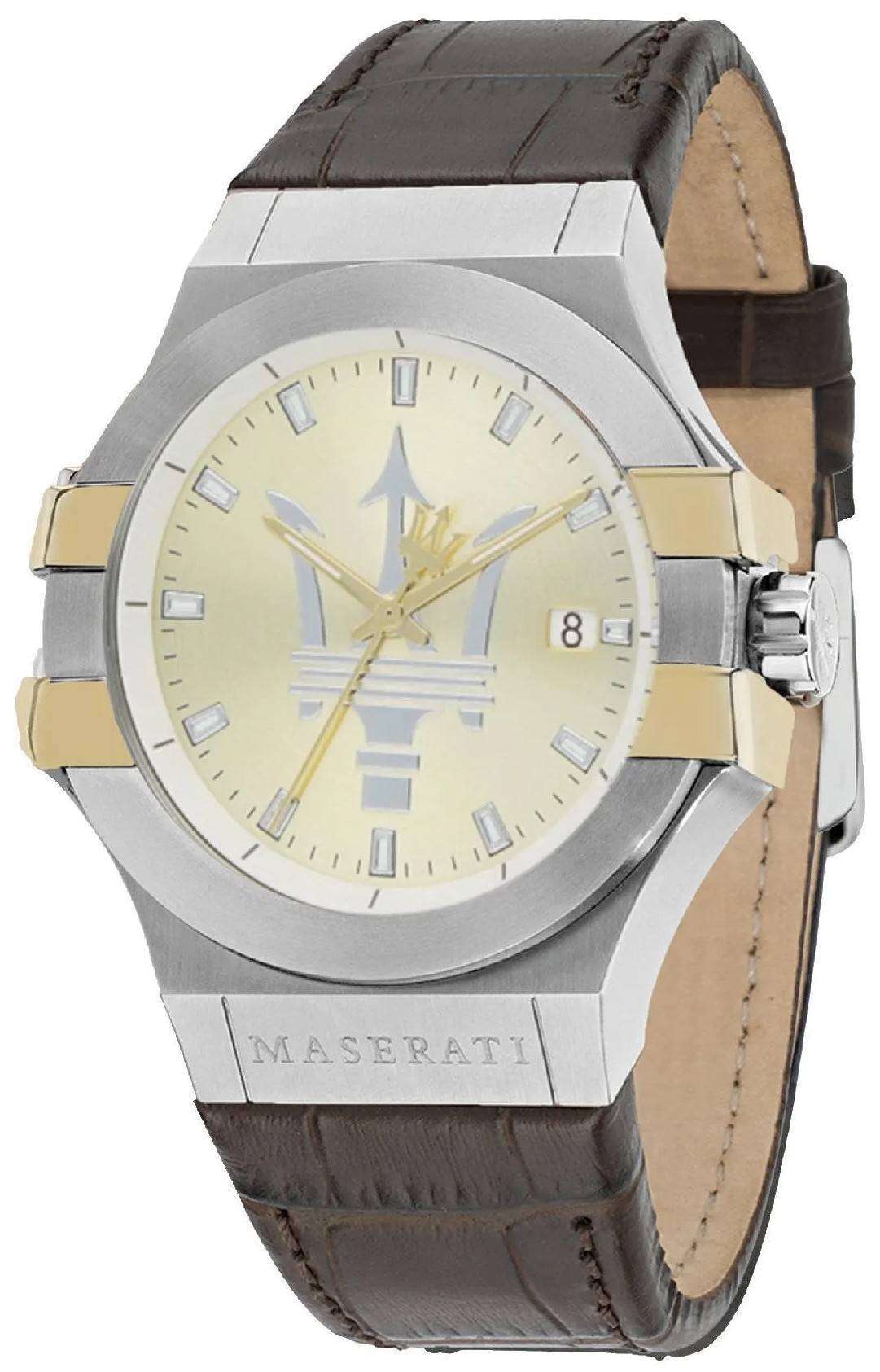 マセラティ ポテンザ R8851108017 アナログ クオーツ メンズ腕時計 Japan
