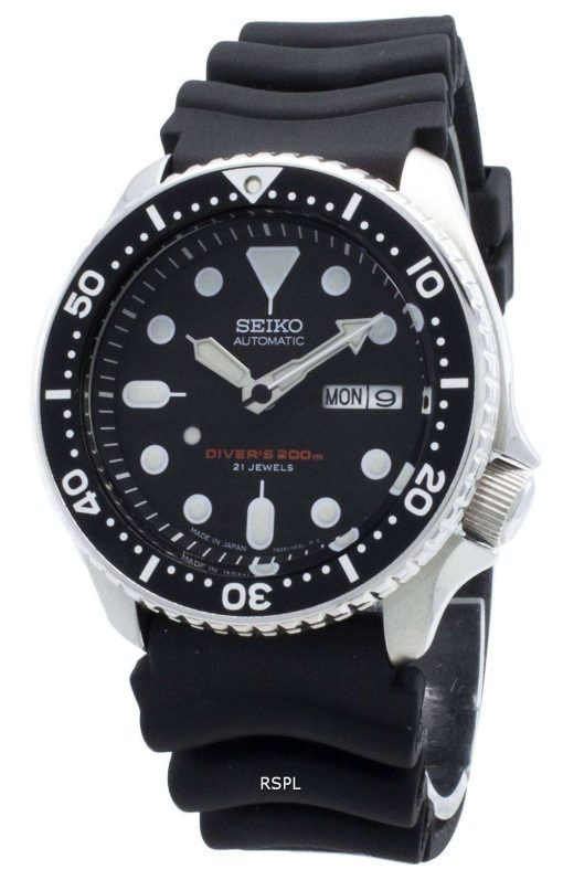 整備されたセイコーダイバーSKX007J SKX007J1 SKX007自動日本製200 Mメンズ腕時計