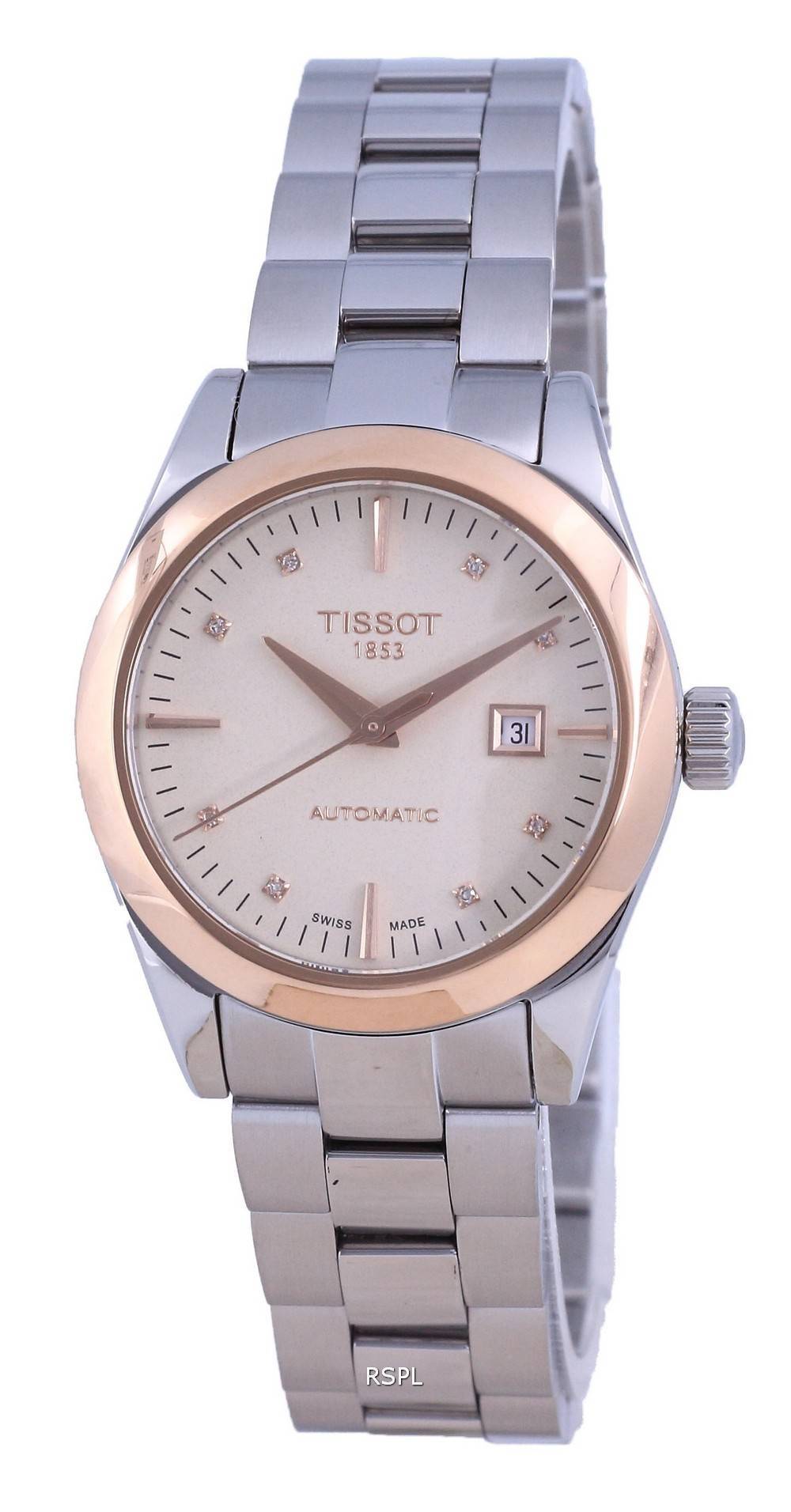 Tissot T-Gold T-My Lady Diamond Accents 18K Gold Automatic T930