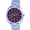 Fossil GabbyCrystalAccentsステンレススチールレッドダイヤルクォーツES5126レディースウォッチ