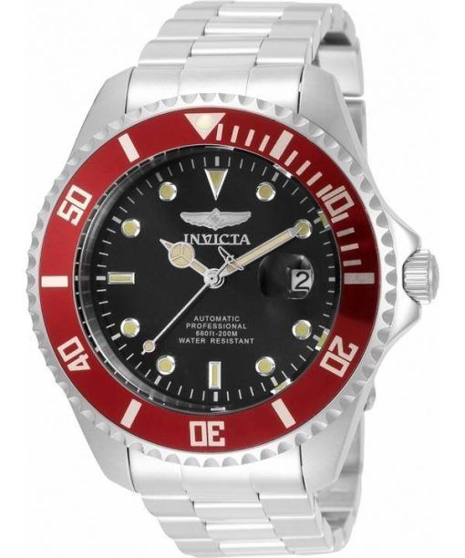 Invicta Pro Diver Professional Black Dial Automatic Diver&#39,s 35854 200M メンズ腕時計