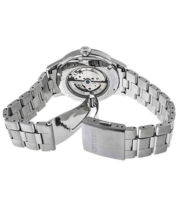 シチズン アジア限定版クロシオ 64 ステンレススチール ブルーダイヤル自動巻き NK0008-85L ユニセックス腕時計