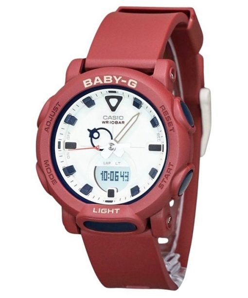 カシオ Baby-G アナログ デジタル バイオベース樹脂ストラップ ホワイト ダイヤル クォーツ BGA-310RP-4A 100M レディース腕時計