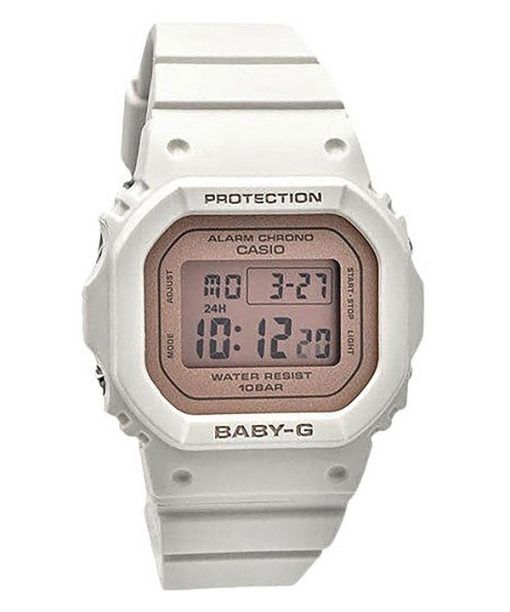 カシオ Baby-G デジタル ホワイト樹脂ストラップ クォーツ BGD-565SC-4 100M レディース腕時計